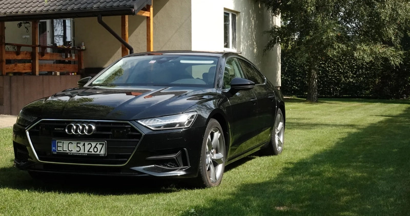 Audi A7 cena 200000 przebieg: 128000, rok produkcji 2018 z Łowicz małe 56